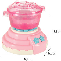 3D kryštálové lepiace gélové šablóny Magic Kitchen - sada 62 kusov - ružová