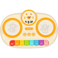 Detské interaktívne piano - béžové