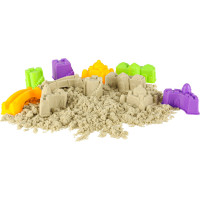 Sada kinetického piesku 750g a formičiek - Domček