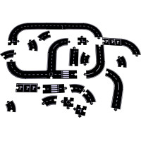 Kreatívne puzzle 2v1 cesty - 40 prvkov
