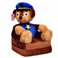 Detské plyšové rozkladacie kresielko LABKOVÁ PATROLA - CHASE