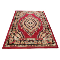 Kusový koberec ATLAS classic - béžový/červený, 180x250 cm