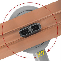 Odtokový sprchový žlab REA NEOX SLIM PRO - kartáčovaný měděný