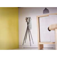 Drevený domček pre bábiky s nábytkom 70 cm - šedý