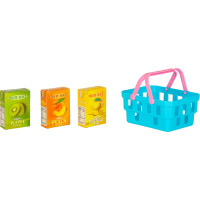 Piknikový kôš s príslušenstvom - Ovocie a nápoje