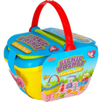 Piknikový kôš s príslušenstvom - Ovocie a nápoje