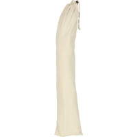 Závesné hojdacie kreslo s podnožkou 130 cm - béžové