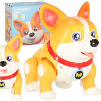 Interaktívny robot pes Corgi so svetlom a zvukom
