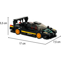 Stavebnica Rastar 93900-B Pagani Zonda R 1:28 - 387 dielikov