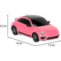 RC auto 1:24 Volkswagen Beetle - ružový