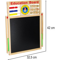 Obojstranná tabuľa s počítadlom 42x32,5 cm