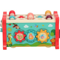 Zmyslová hračka Magic box 8v1 - ružová