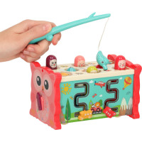 Zmyslová hračka Magic box 8v1 - ružová