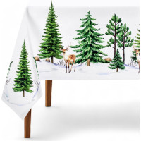 Dekorační ubrus Zimní les 140x260 cm Dekorační ubrus Zimní les 140x260 cm