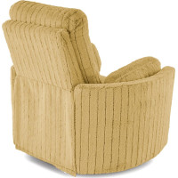 Rozkládací polohovací křeslo PEGAS - hořčicově žluté