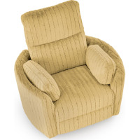 Rozkládací polohovací křeslo PEGAS - hořčicově žluté