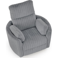 Rozkládací polohovací křeslo PEGAS - popelavě šedé