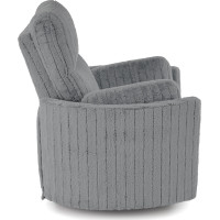 Rozkládací polohovací křeslo PEGAS - popelavě šedé