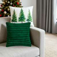 Obliečka na vankúš CHRISTMAS TREE DELIGHT 45x45 cm - biela