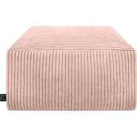 Taburet CHILL SPOT Velvet Stripes 45x45x25 cm - ružový