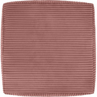 Taburet CHILL SPOT Velvet Stripes 45x45x25 cm - tmavo ružový