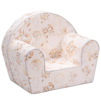 Detské kresielko MINI - Roztomilé zvieratká - krémové