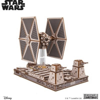 Ugears 3D drevená mechanická skladačka Star Wars Stíhačka TIE
