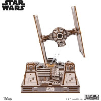 Ugears 3D drevená mechanická skladačka Star Wars Stíhačka TIE
