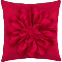 Obliečka na vankúš FOREVER YOURS Kvet 3D 42x42 cm - červená