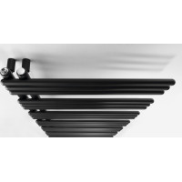 Aqualine POSEIDON vykurovacie teleso 550x1740mm, čierna mat PS517B