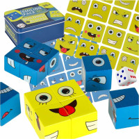 Montessori kreatívne bloky - Výrazy tváre Montessori kreatívne bloky - Výrazy tváre
