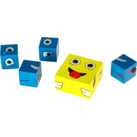 Montessori kreatívne bloky - Výrazy tváre