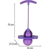 Detské balančné hopsadlo POGO - fialové