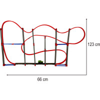 Antigravitačná magnetická závodná dráha - 120 prvkov