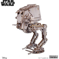Ugears 3D drevená mechanická skladačka Star Wars AT-ST kráčadlo