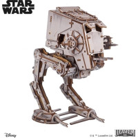 Ugears 3D drevená mechanická skladačka Star Wars AT-ST kráčadlo