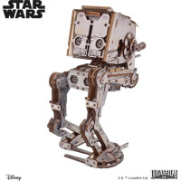Ugears 3D drevená mechanická skladačka Star Wars AT-ST kráčadlo