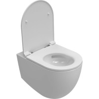 Isvea INFINITY závesná WC misa, Vortex Rimless, 36, 5x53cm, biela 10NF02003