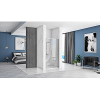 Sprchové dvere MAXMAX Rea RAPID slide 120 cm - chróm