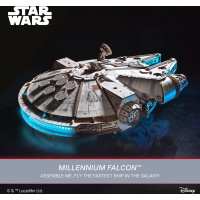 Ugears 3D drevená mechanická skladačka Star Wars Millennium Falcon
