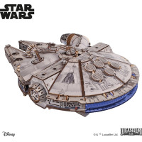Ugears 3D drevená mechanická skladačka Star Wars Millennium Falcon