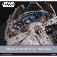 Ugears 3D drevená mechanická skladačka Star Wars Millennium Falcon