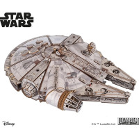 Ugears 3D drevená mechanická skladačka Star Wars Millennium Falcon