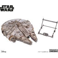 Ugears 3D drevená mechanická skladačka Star Wars Millennium Falcon