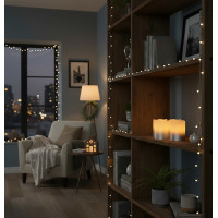 Solight sada LED sviečok s časovačom, 4x sviečka, 6,5 cm, strieborná farba, 4xCR2032 súčasťou