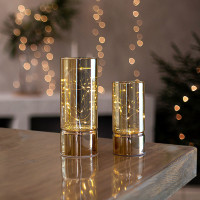 Solight sada dvoch vianočných LED svetielok, 15/20cm, 30x LED, AA batéria