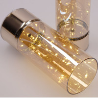 Solight sada dvoch vianočných LED svetielok, 15/20cm, 30x LED, AA batéria