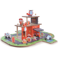 2Kids Toys Drevená stanica Hasiči 2 v 1 2Kids Toys Drevená stanica Hasiči 2 v 1