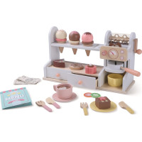 2Kids Toys Drevená cukráreň 2 v 1