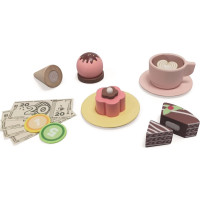 2Kids Toys Drevená cukráreň 2 v 1